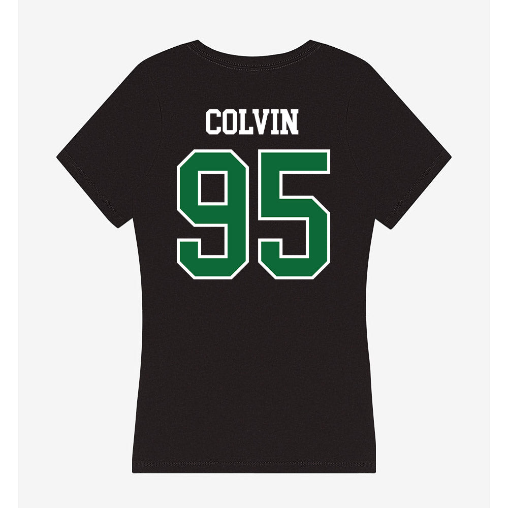 EMich - NCAA Football : Milan Colvin - Women's V-Neck T-Shirt-1