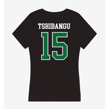 EMich - NCAA Women's Basketball : Believe Tshibangu - Women's V-Neck T-Shirt-1