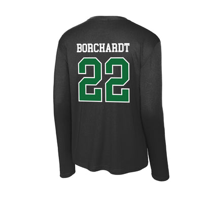 EMich - NCAA Baseball : Nathan Borchardt - Activewear Long Sleeve T-Shirt-1