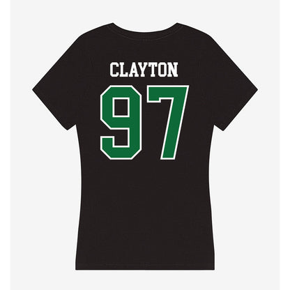 EMich - NCAA Football : Deterrius Clayton - Women's V-Neck T-Shirt-1
