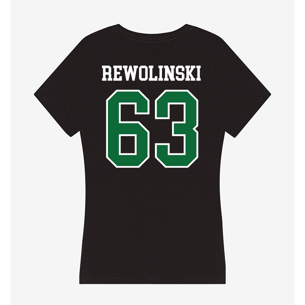 EMich - NCAA Football : Mickey Rewolinski - Women's V-Neck T-Shirt-1