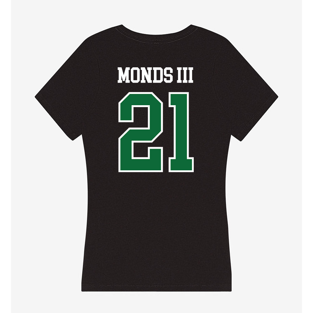 EMich - NCAA Football : James Monds III - Women's V-Neck T-Shirt-1