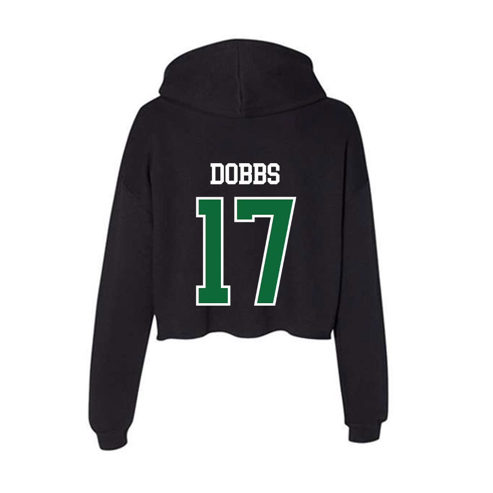 EMich - NCAA Football : Caleb Dobbs - Women's Crop Fleece Hoodie-1