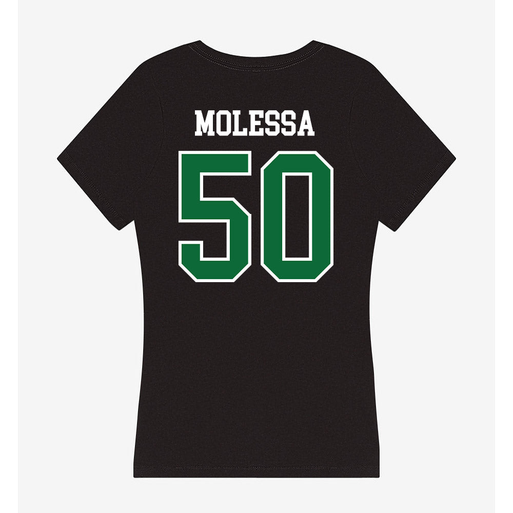 EMich - NCAA Baseball : Leewood Molessa - Women's V-Neck T-Shirt-1