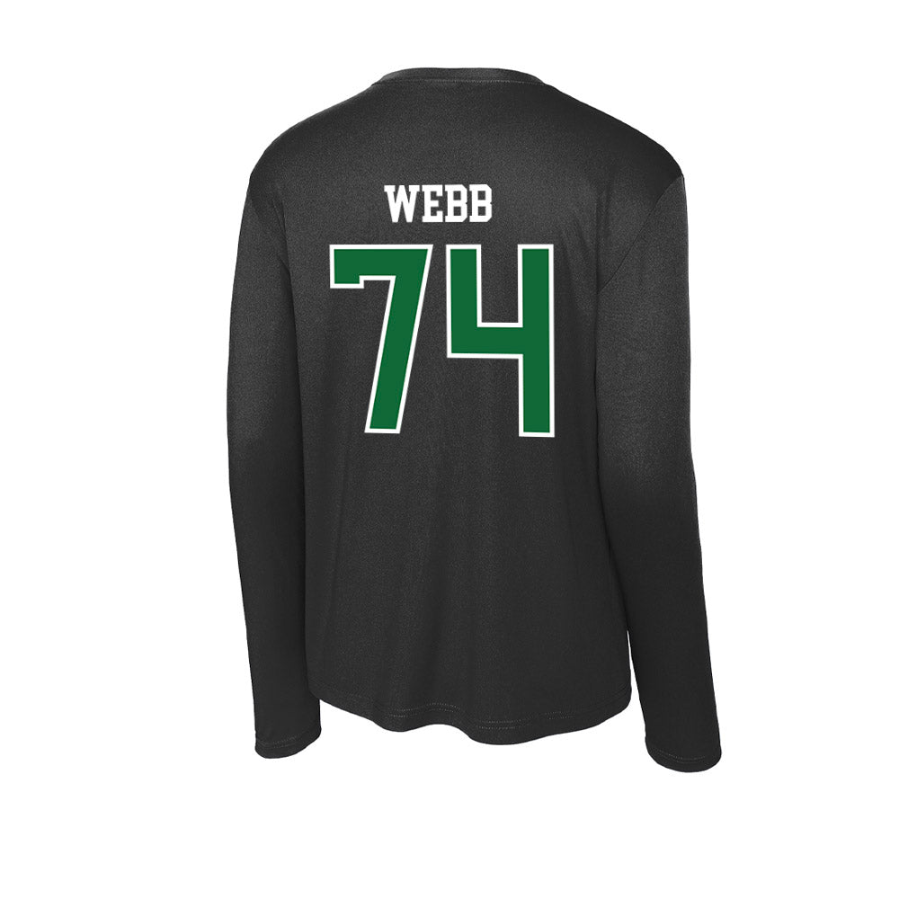 EMich - NCAA Football : Spencer Webb - Activewear Long Sleeve T-Shirt-1