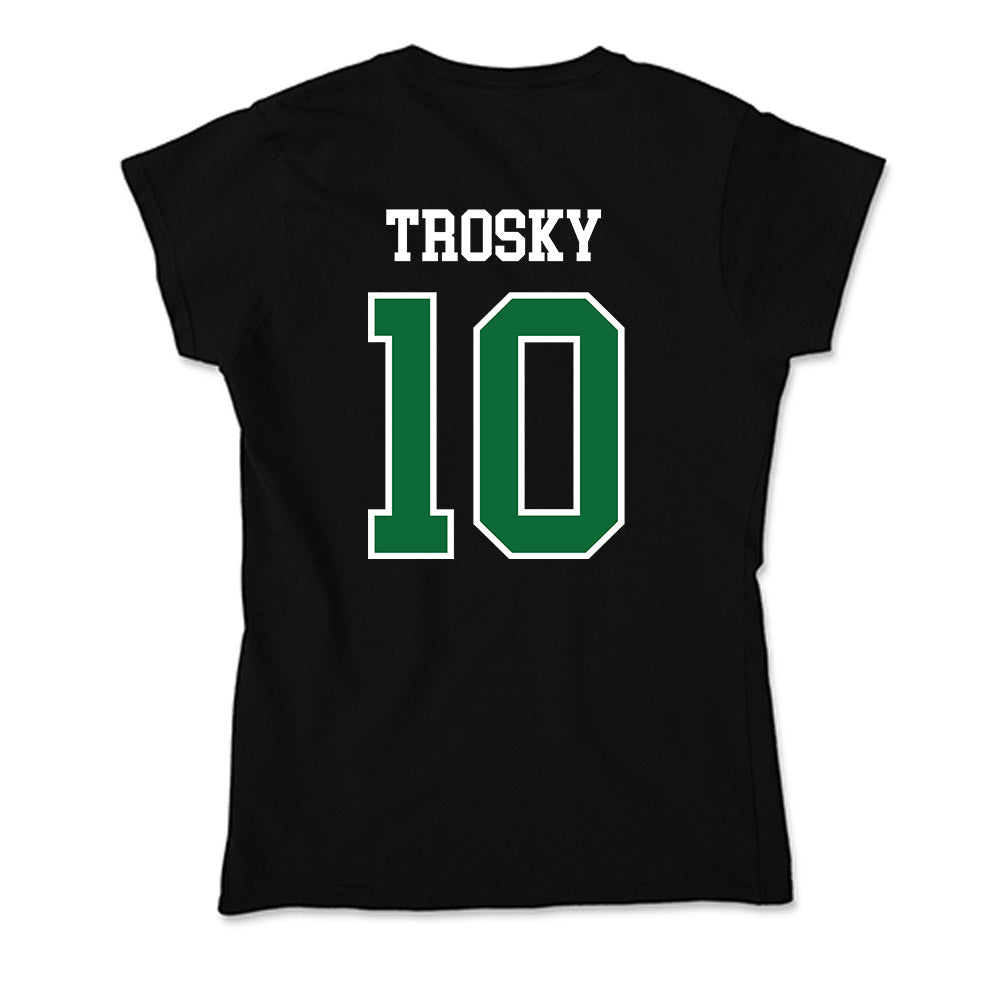 EMich - NCAA Women's Volleyball : Haley Trosky - Soft Style Women’s T-Shirt-1