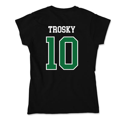 EMich - NCAA Women's Volleyball : Haley Trosky - Soft Style Women’s T-Shirt-1