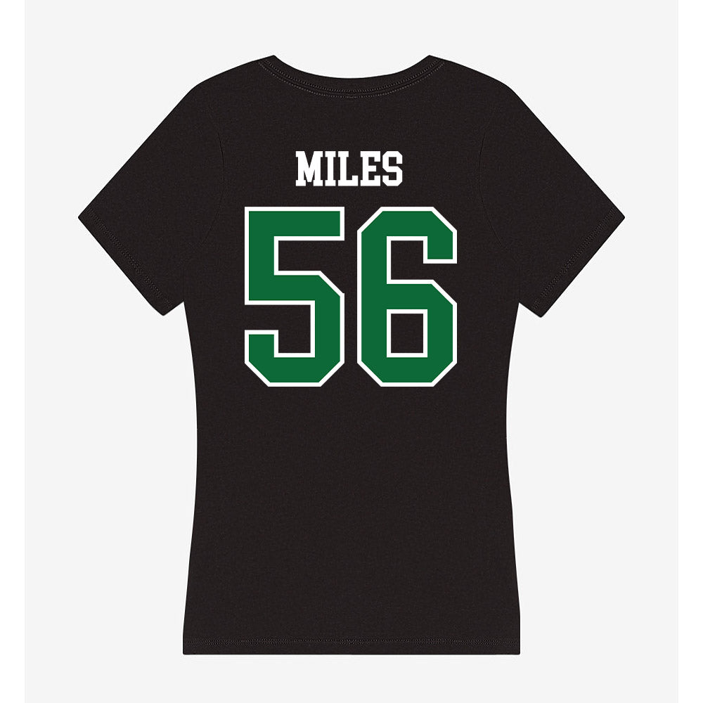 EMich - NCAA Football : Sterling Miles - Women's V-Neck T-Shirt-1