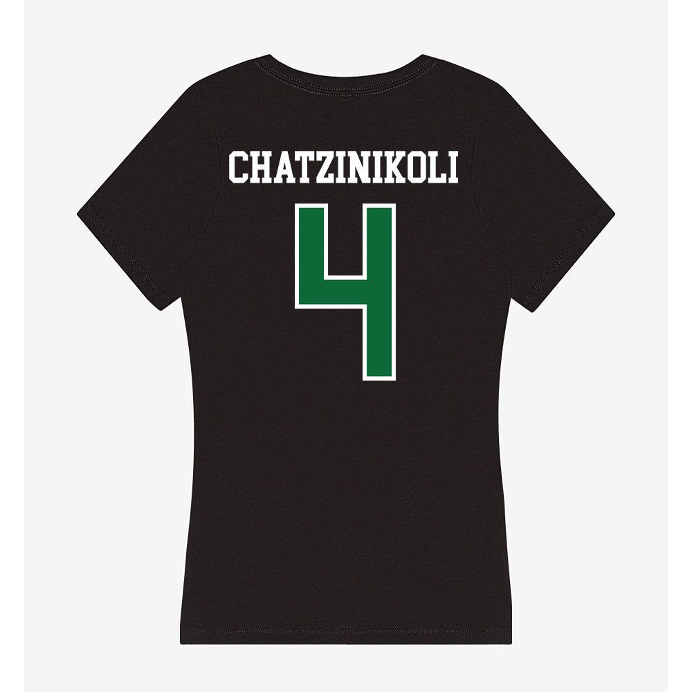EMich - NCAA Women's Basketball : Eirini Chatzinikoli - Women's V-Neck T-Shirt-1