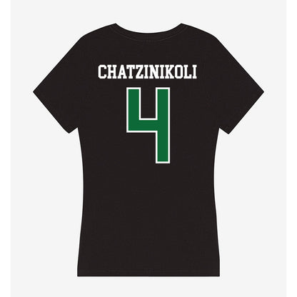 EMich - NCAA Women's Basketball : Eirini Chatzinikoli - Women's V-Neck T-Shirt-1