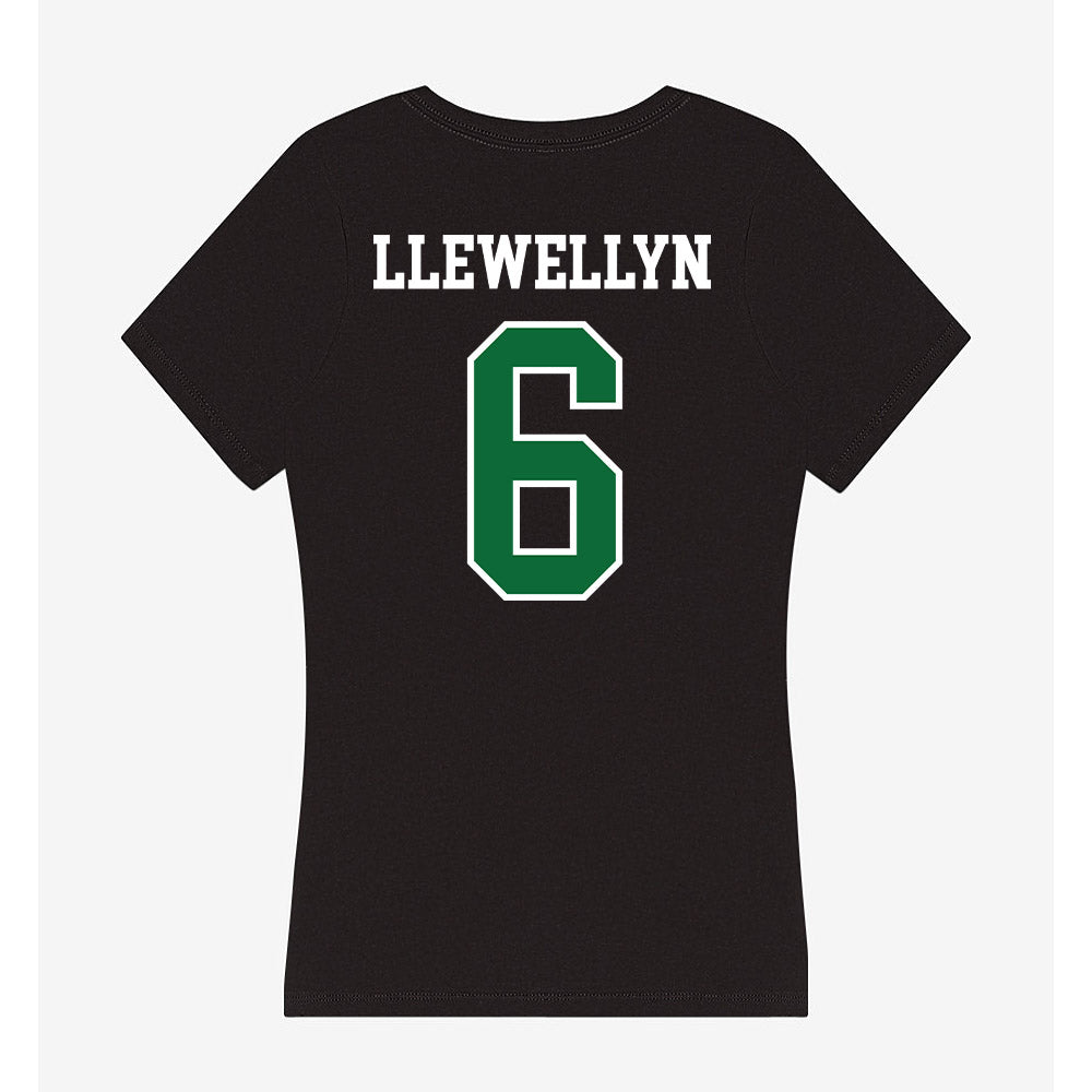 EMich - NCAA Football : Bryce Llewellyn - Women's V-Neck T-Shirt-1