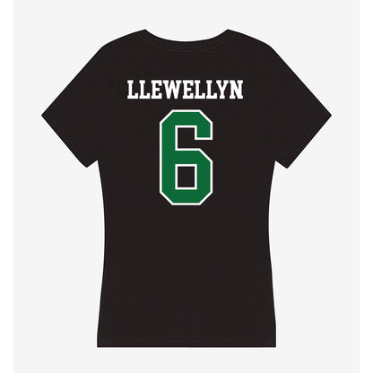 EMich - NCAA Football : Bryce Llewellyn - Women's V-Neck T-Shirt-1
