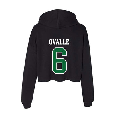 EMich - NCAA Women's Basketball : Fernanda Ovalle - Women's Crop Fleece Hoodie-1