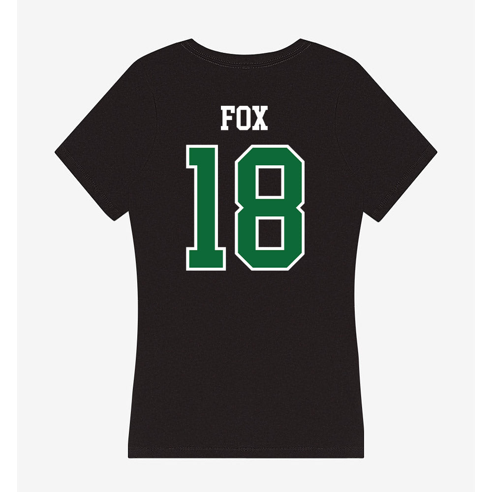 EMich - NCAA Football : Mekhi Fox - Women's V-Neck T-Shirt-1