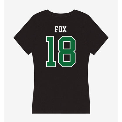 EMich - NCAA Football : Mekhi Fox - Women's V-Neck T-Shirt-1