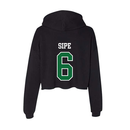 EMich - NCAA Women's Volleyball : Madelyn Sipe - Women's Crop Fleece Hoodie-1