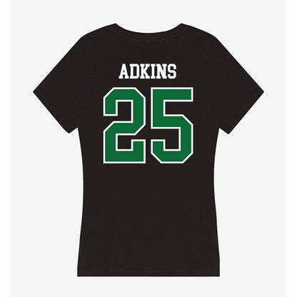 EMich - NCAA Football : Rayquan Adkins - Women's V-Neck T-Shirt-1