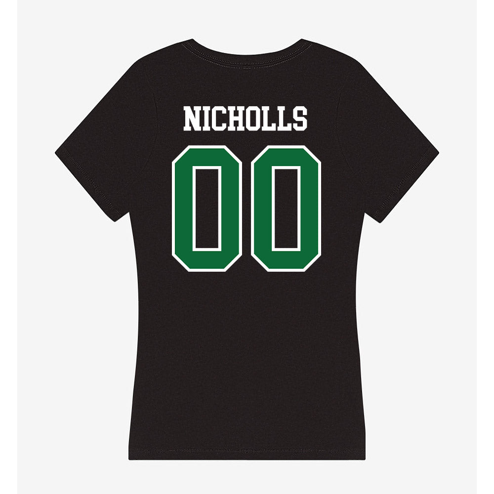 EMich - NCAA Women's Lacrosse : Kaycie Nicholls - Women's V-Neck T-Shirt-1