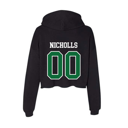 EMich - NCAA Women's Lacrosse : Kaycie Nicholls - Women's Crop Fleece Hoodie-1