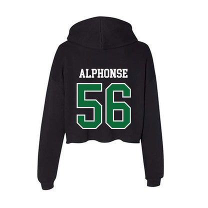 EMich - NCAA Football : Rj Alphonse - Women's Crop Fleece Hoodie-1