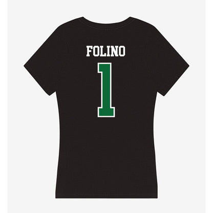 EMich - NCAA Women's Soccer : Nica Folino - Women's V-Neck T-Shirt-1