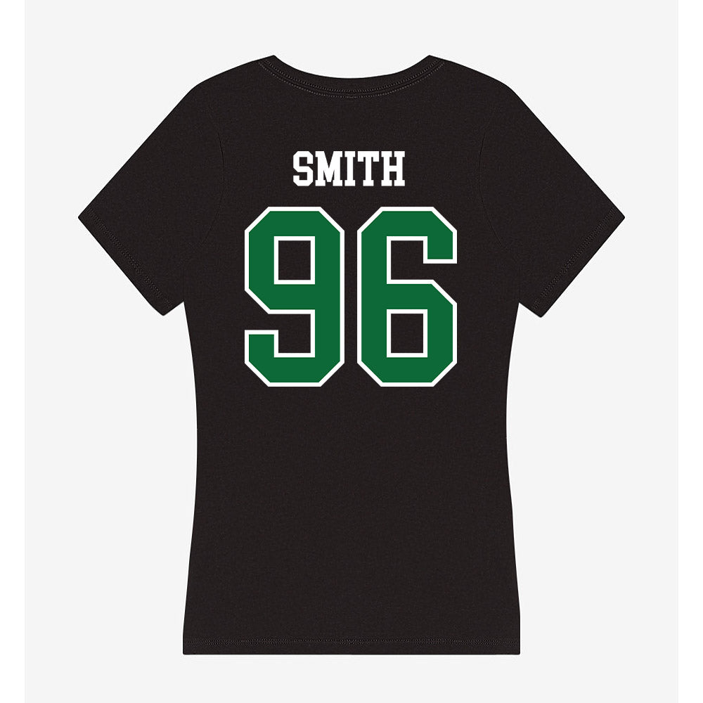 EMich - NCAA Football : Antoniyo Smith - Women's V-Neck T-Shirt-1