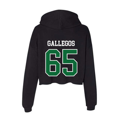 EMich - NCAA Football : Nicholas Gallegos - Women's Crop Fleece Hoodie-1