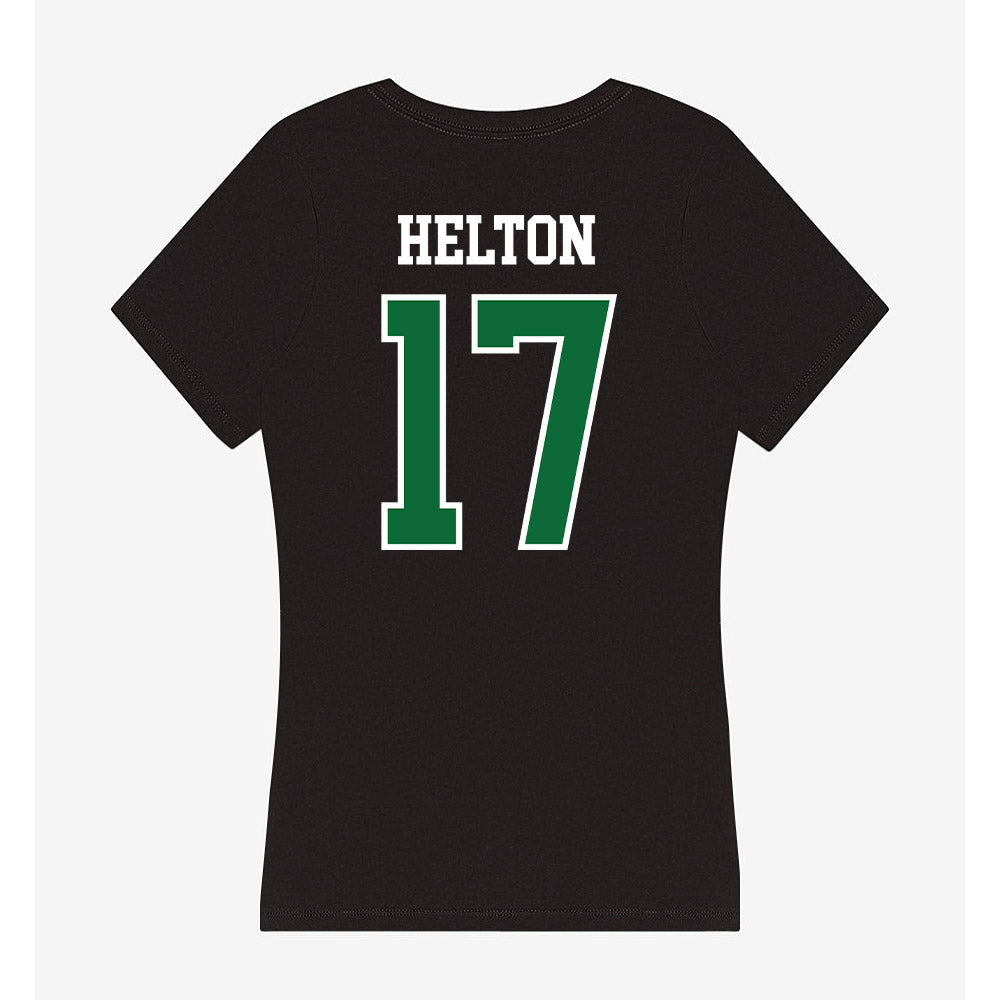 EMich - NCAA Women's Lacrosse : Marley Helton - Women's V-Neck T-Shirt-1