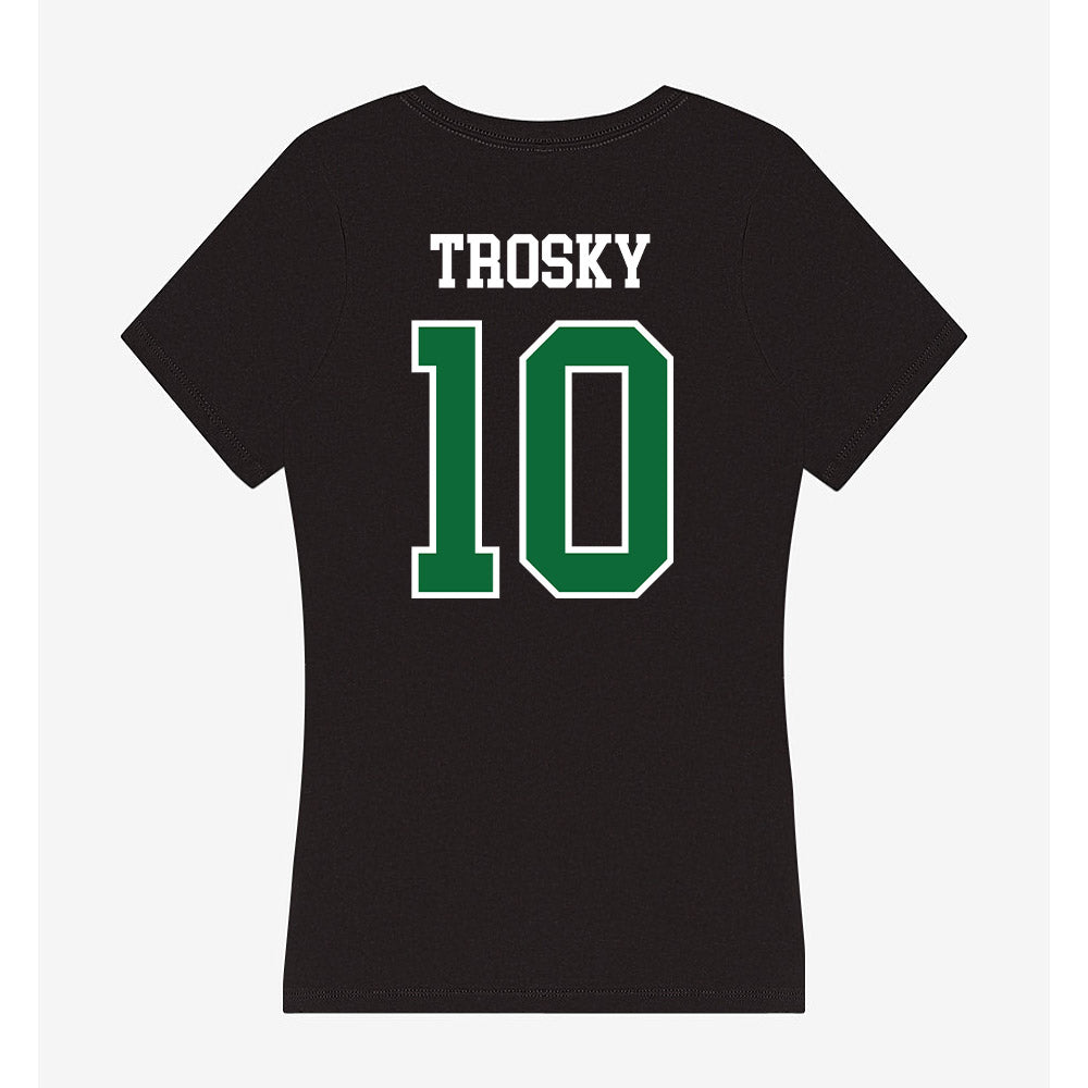 EMich - NCAA Women's Volleyball : Haley Trosky - Women's V-Neck T-Shirt-1