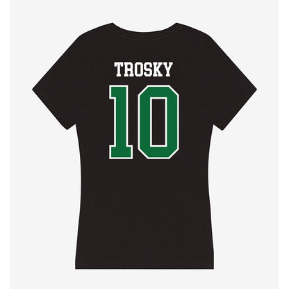 EMich - NCAA Women's Volleyball : Haley Trosky - Women's V-Neck T-Shirt-1
