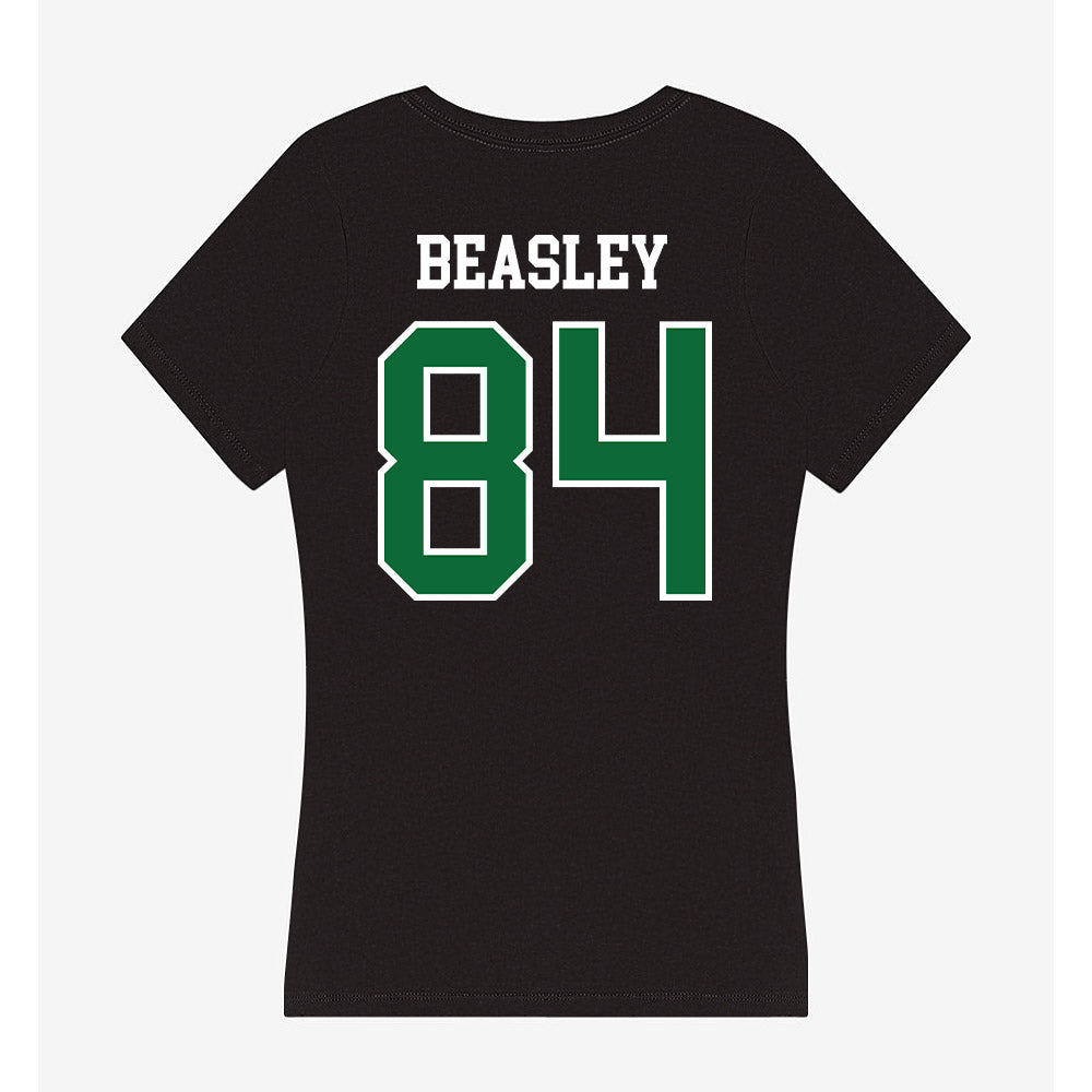 EMich - NCAA Football : JT Beasley - Women's V-Neck T-Shirt-1