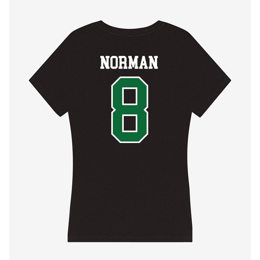 EMich - NCAA Football : Jaivian Norman - Women's V-Neck T-Shirt-1