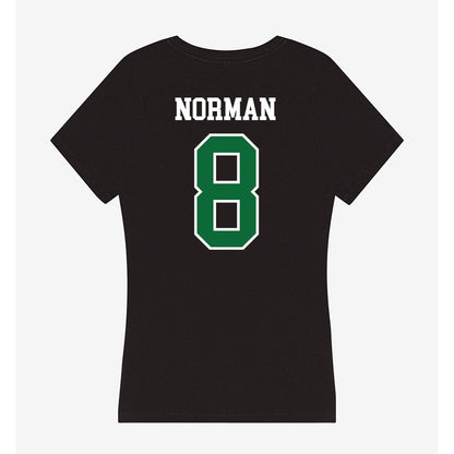 EMich - NCAA Football : Jaivian Norman - Women's V-Neck T-Shirt-1