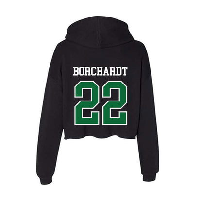 EMich - NCAA Baseball : Nathan Borchardt - Women's Crop Fleece Hoodie-1