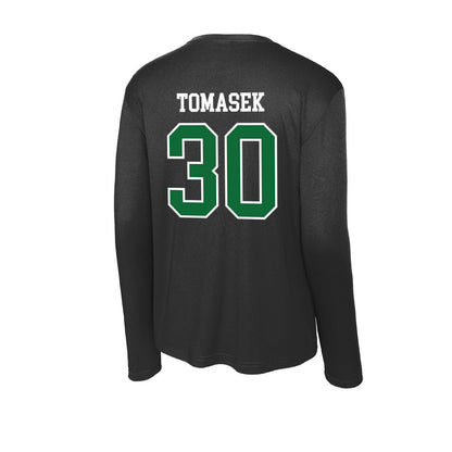 EMich - NCAA Football : Mitchell Tomasek - Activewear Long Sleeve T-Shirt-1