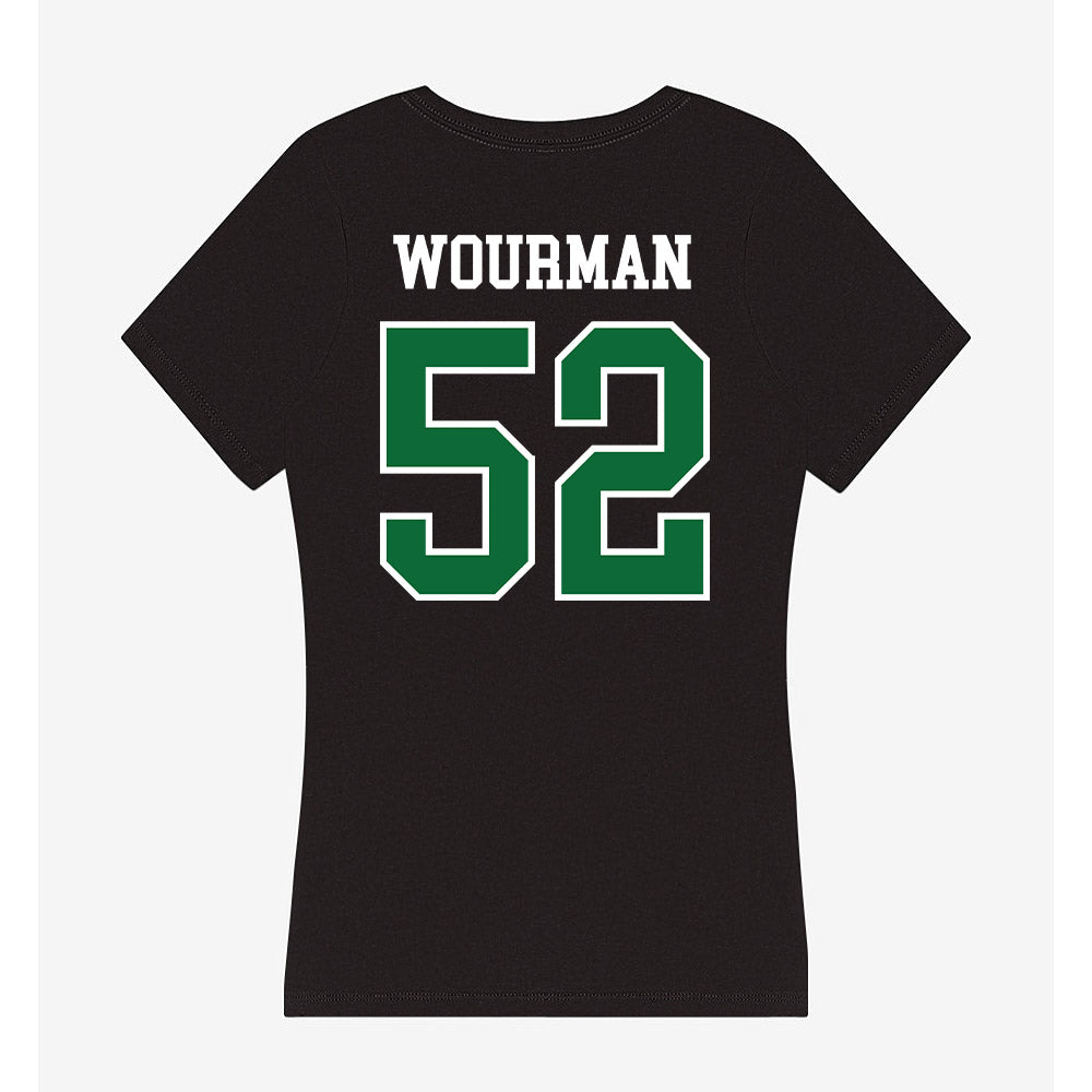 EMich - NCAA Football : Richardo Wourman - Women's V-Neck T-Shirt-1