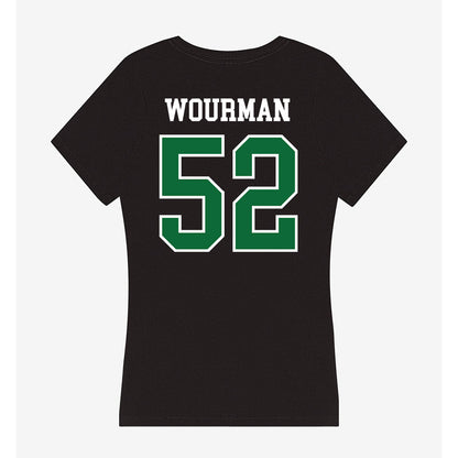 EMich - NCAA Football : Richardo Wourman - Women's V-Neck T-Shirt-1