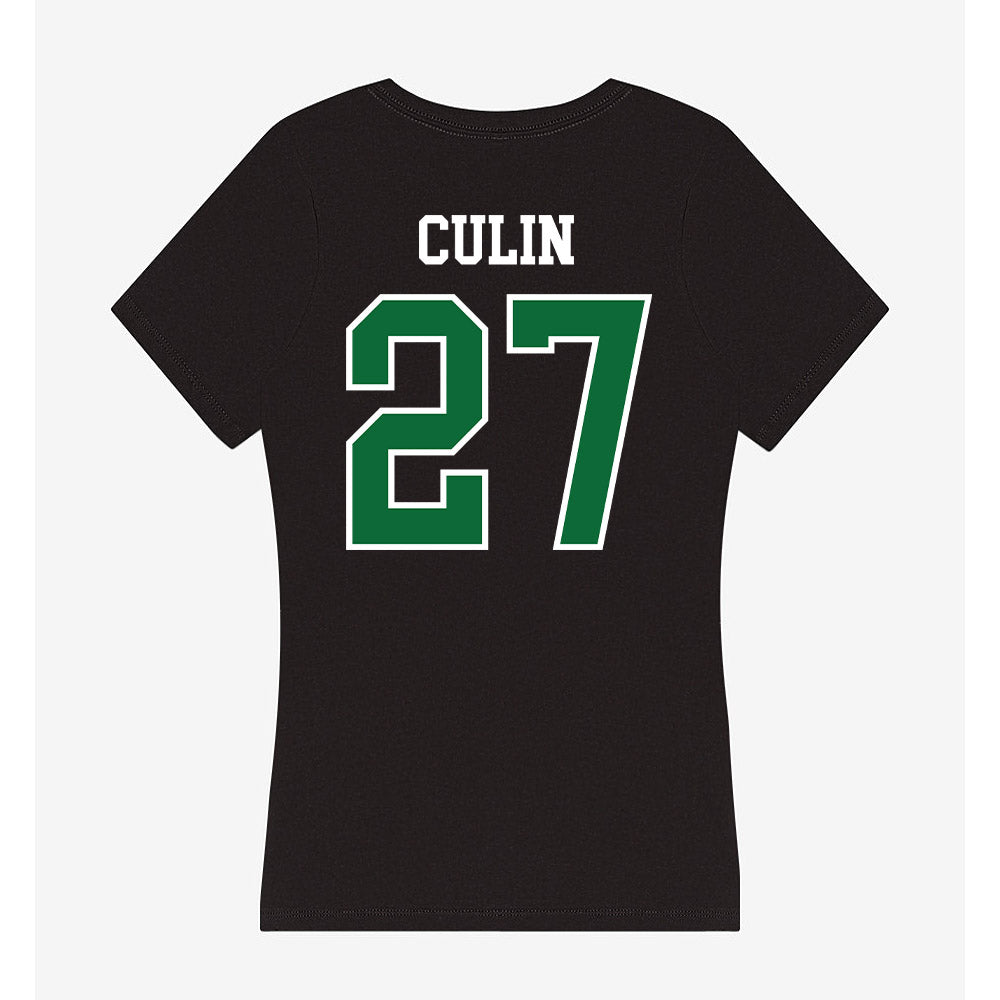 EMich - NCAA Women's Lacrosse : Ashley Culin - Women's V-Neck T-Shirt-1