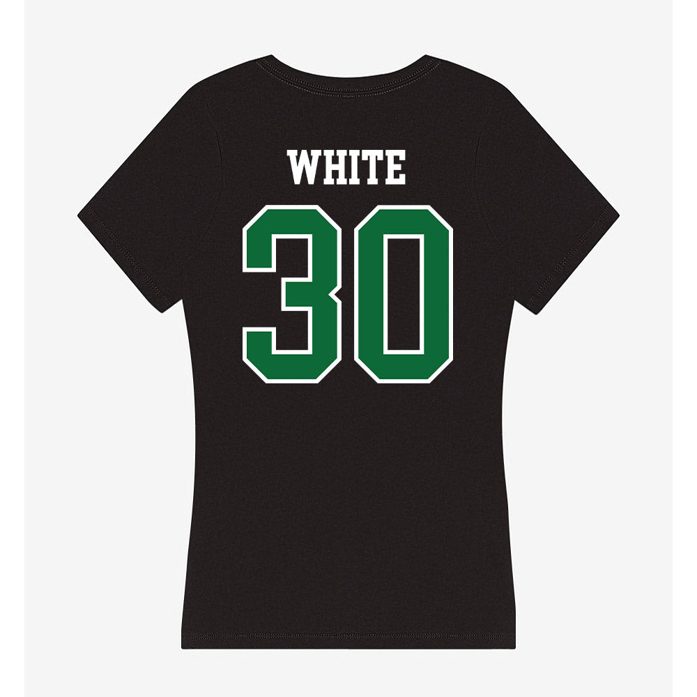EMich - NCAA Baseball : Carter White - Women's V-Neck T-Shirt-1