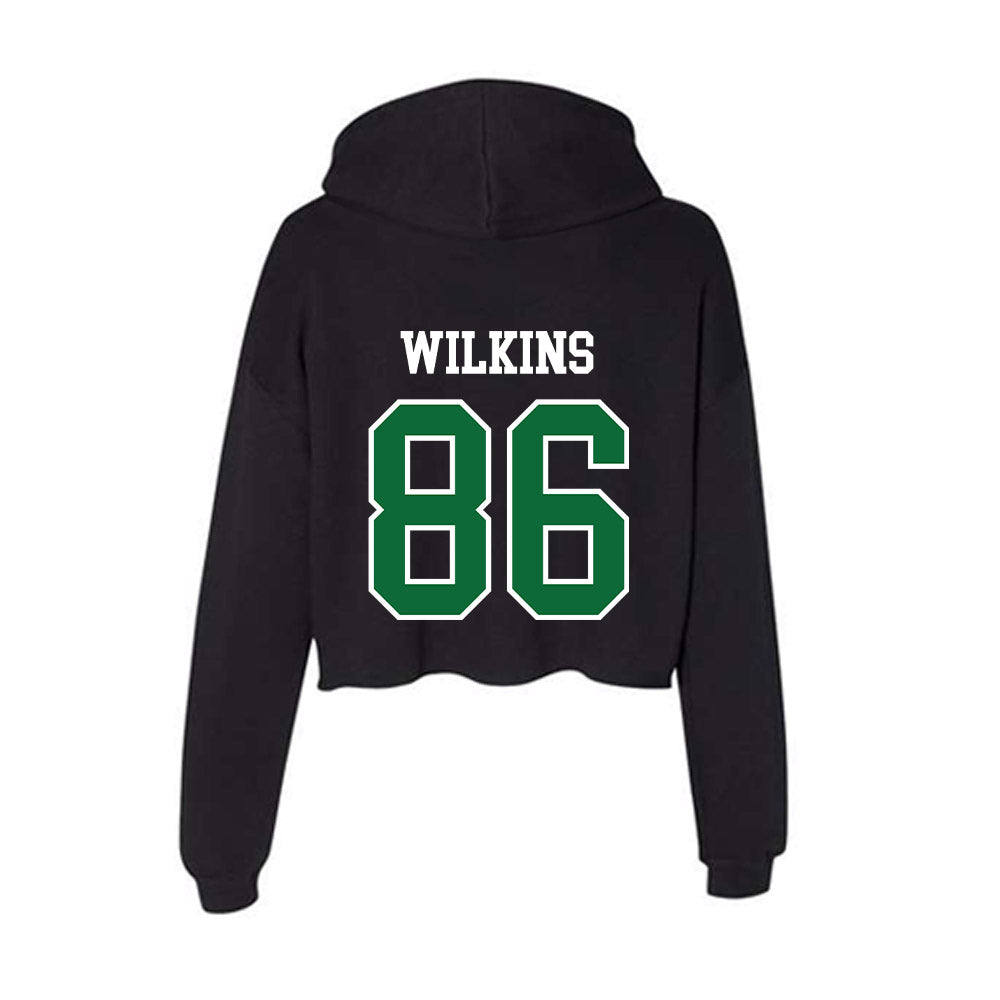 EMich - NCAA Football : Dalin Wilkins - Women's Crop Fleece Hoodie-1