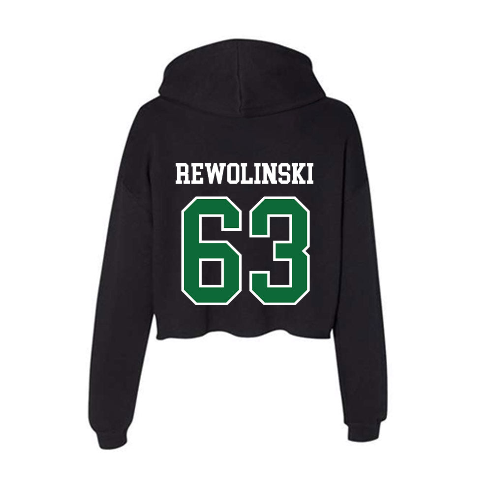 EMich - NCAA Football : Mickey Rewolinski - Women's Crop Fleece Hoodie-1