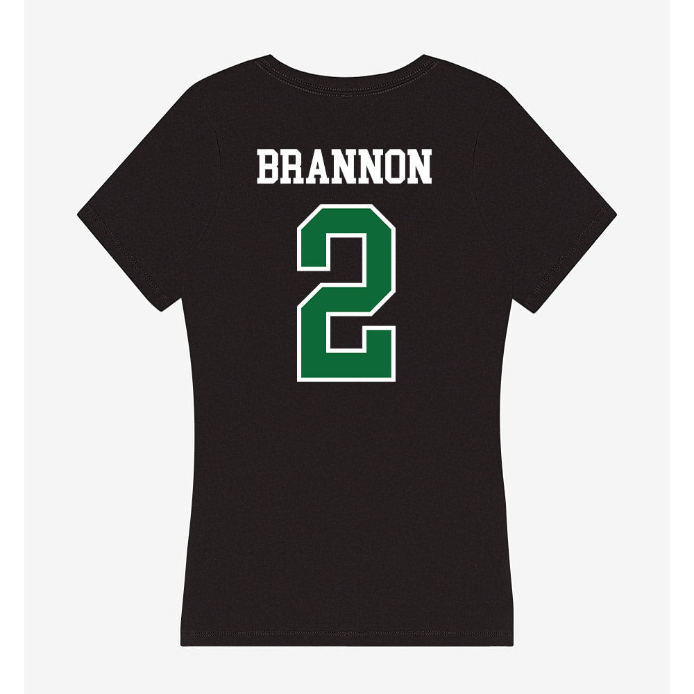 EMich - NCAA Women's Basketball : Ruby Brannon - Women's V-Neck T-Shirt-1
