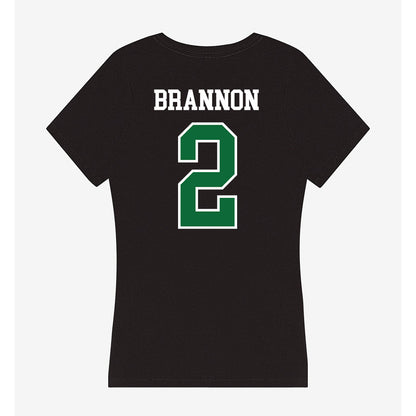 EMich - NCAA Women's Basketball : Ruby Brannon - Women's V-Neck T-Shirt-1