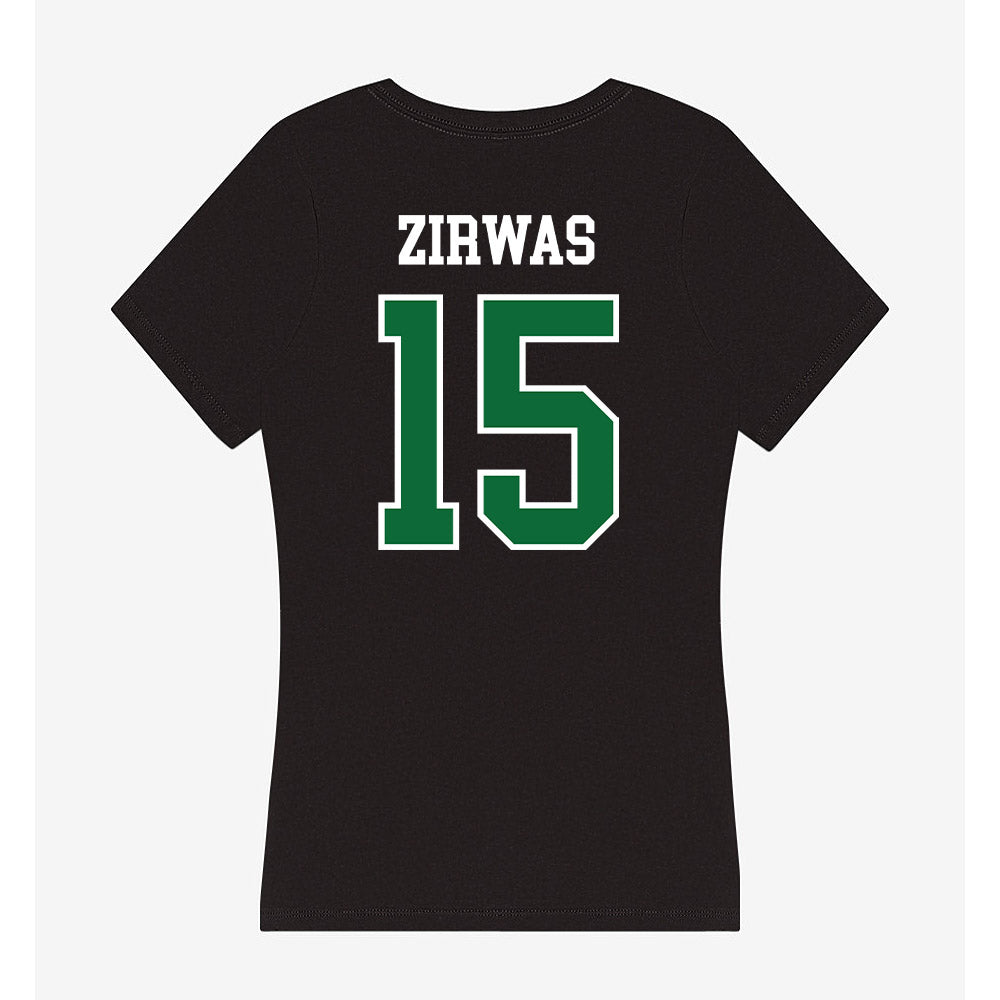 EMich - NCAA Baseball : Devan Zirwas - Women's V-Neck T-Shirt-1