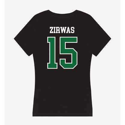 EMich - NCAA Baseball : Devan Zirwas - Women's V-Neck T-Shirt-1