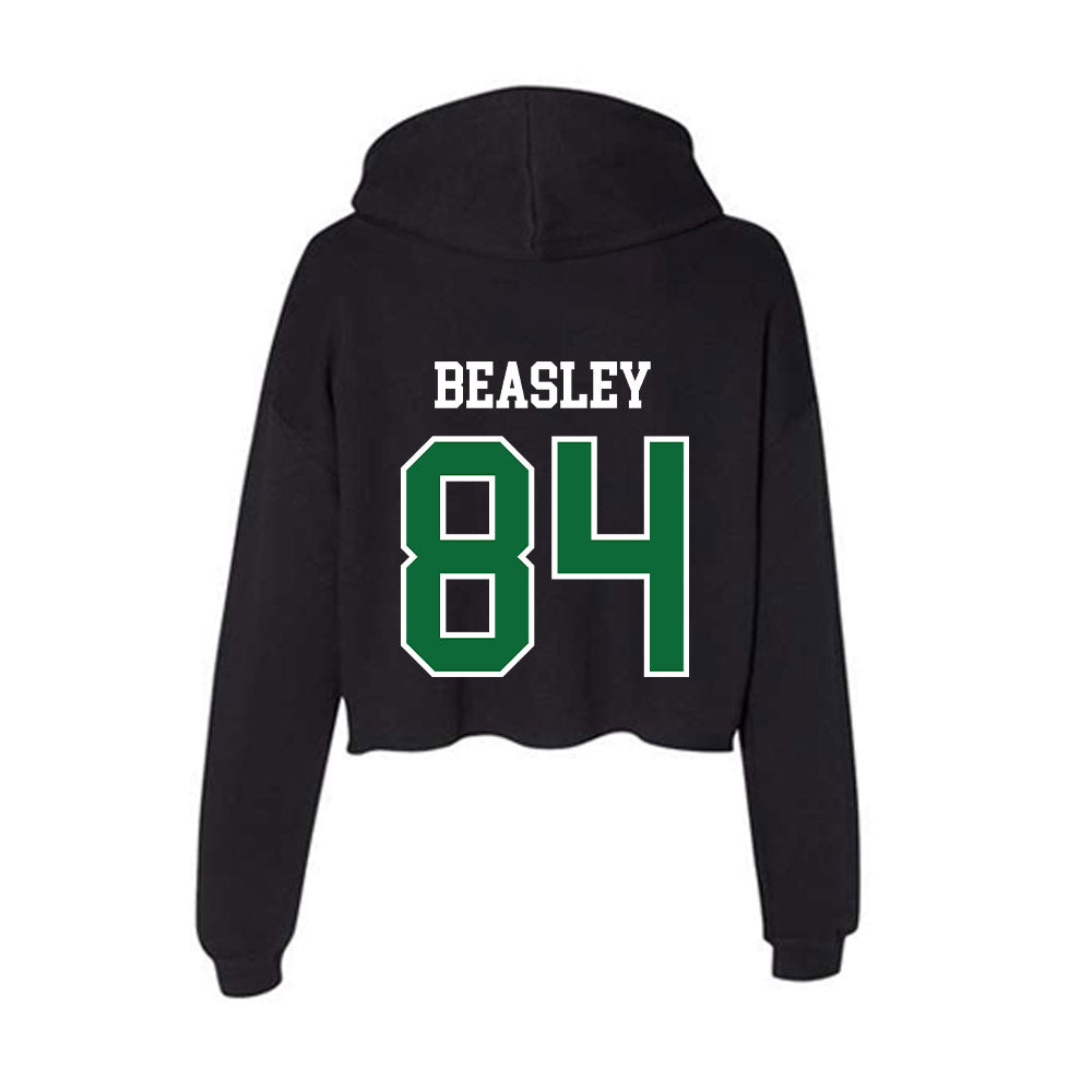 EMich - NCAA Football : JT Beasley - Women's Crop Fleece Hoodie-1