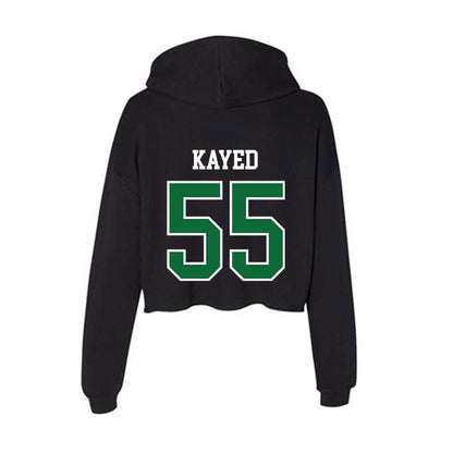 EMich - NCAA Football : Guzzy Kayed - Women's Crop Fleece Hooded Sweatshirt-1