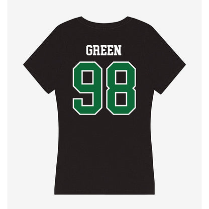 EMich - NCAA Football : Donovan Green - Women's V-Neck T-Shirt-1