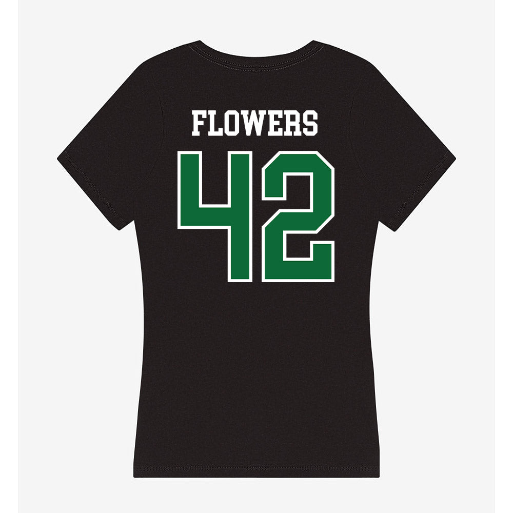 EMich - NCAA Football : Jonah Flowers - Women's V-Neck T-Shirt-1