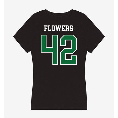 EMich - NCAA Football : Jonah Flowers - Women's V-Neck T-Shirt-1
